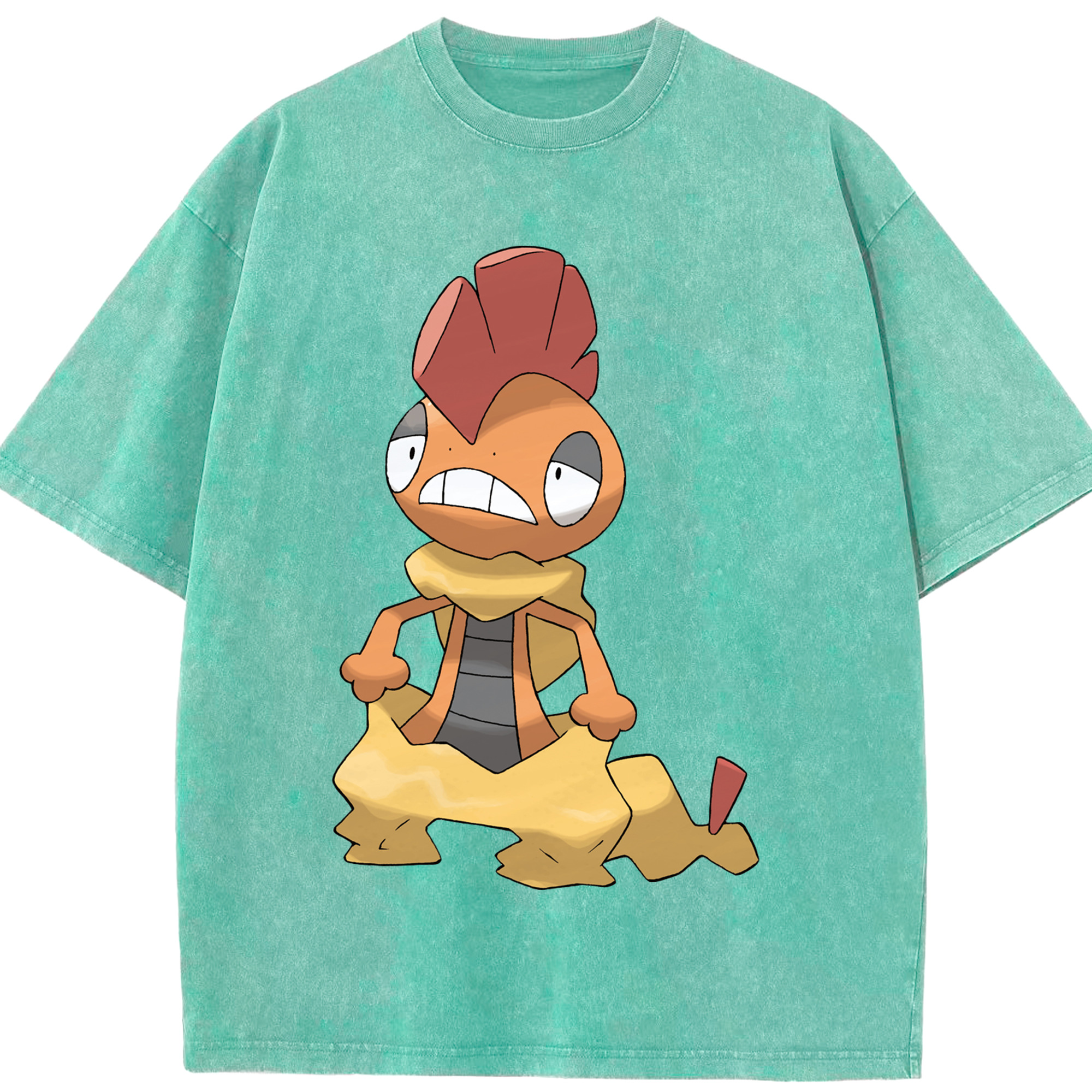（画像用） ポケットモンスター Pokémon 綿100% ヴィンテージ風 半袖Tシャツ（フロントプリント）